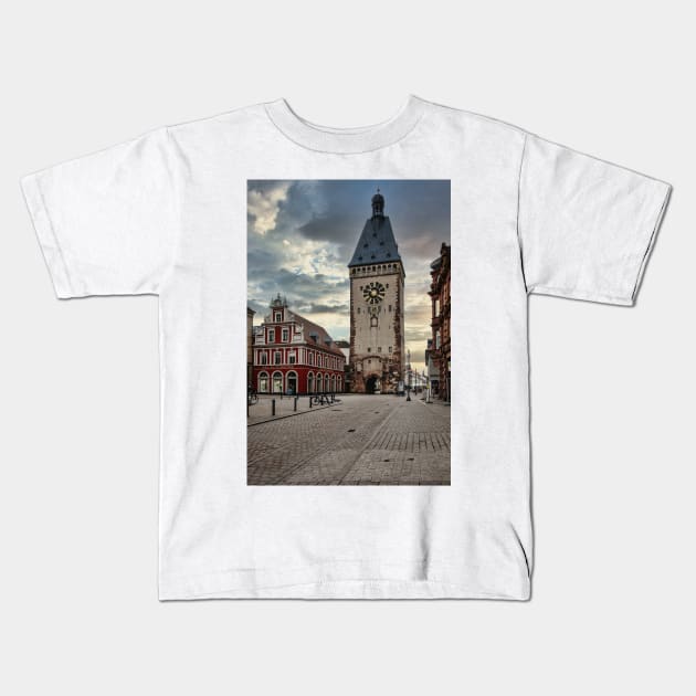 Speyer, Germany. Old Gate Kids T-Shirt by stuartchard